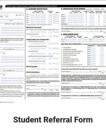 Studentreferral - Divers Den Dive Shop