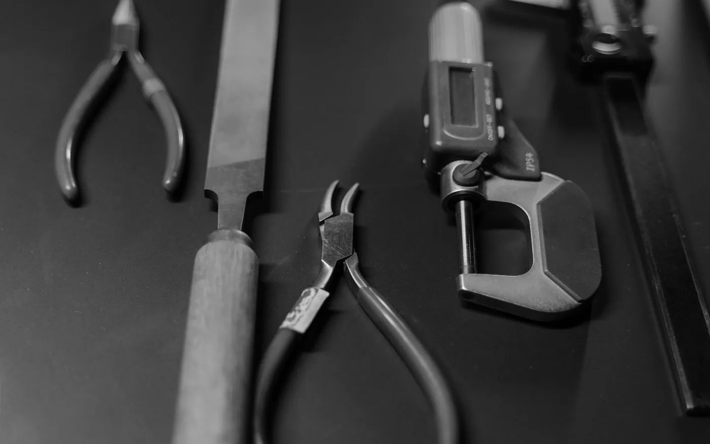 Pliers and hand tools of the kind a save-a-dive kit carries